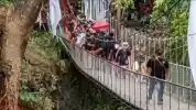 Jembatan Ambruk di Pangandaran Ternyata Jembatan Merah Putih yang Dibangun TNI, Ini Kata Kodam III Siliwangi