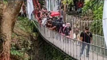 Jembatan Ambruk di Pangandaran Ternyata Jembatan Merah Putih yang Dibangun TNI, Ini Kata Kodam III Siliwangi
