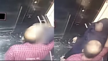 Viral, Warganet di Medsos Heboh Video Diduga Pejabat Desa dengan Politisi Bermesraan dalam Sebuah Lift