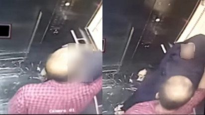 Viral, Warganet di Medsos Heboh Video Diduga Pejabat Desa dengan Politisi Bermesraan dalam Sebuah Lift
