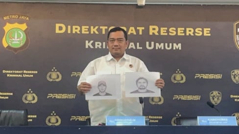 Ini Dua Sketsa Wajah Pelaku Pengeroyokan Berujung Tewas Terhadap Bambang di Pejompongan, Pelaku Masih Diburu