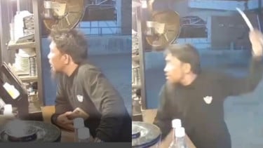 Viral Seorang Pria Berjenggot Diduga Ancam Pedagang Kopi Pakai Golok di Bima, Benarkah Guru PPPK?