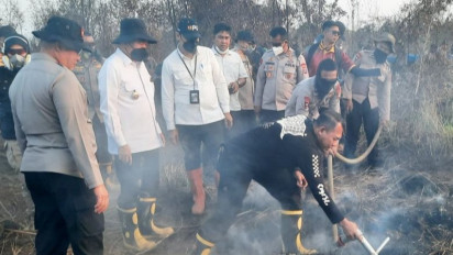 Geger! Polda Kalsel Bidik 2 Korporasi Pemilik Lahan Terbakar di Banjarbaru