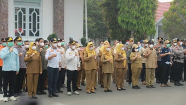 Gubernur Agustiar Sabran Kerahkan 10 Ribu ASN dan Relawan, Perkuat Upaya Pemadaman Karhutla di Kalimantan Tengah