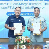 Kolaborasi Jasa Marga dan Jasa Raharja Perkuat Layanan Keselamatan Berbabasis Digital