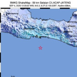 Gempa M 5,3 Guncang Selatan Cilacap, BMKG: Akibat Aktivitas Subduksi Lempeng