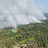Karhutla Terjadi di Dekat Kawasan IKN, TNI AU Terjunkan Helikopter Caracal Lakukan Water Bombing