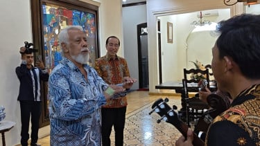 Sambangi Kediaman Jokowi di Solo, Perdana Menteri Timor Leste Disambut Keroncong Bengawan Solo