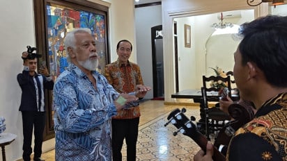 Sambangi Kediaman Jokowi di Solo, Perdana Menteri Timor Leste Disambut Keroncong Bengawan Solo
