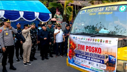 Gubernur Agustiar Sabran Distribusikan Air Bersih ke Seluruh Kabupaten, Lindungi Kesehatan Warga Kalimantan Tengah dari Dampak Kabut Asap Karhutla