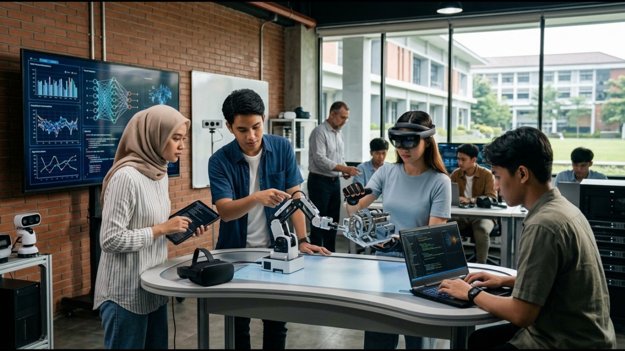 Kampus Mulai Serius Ajarkan AI, Ini Kompetensi yang Dibutuhkan Generasi Muda di Dunia Kerja
            - galeri foto