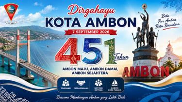 10 Ucapan Selamat HUT Kota Ambon ke-451 Tahun 2026, Cocok Digunakan untuk Caption Media Sosial