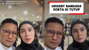 Artis Arie Untung Bagikan Momen Tertahan di Bandara Tidak Bisa Pulang, Imbau Masyarakat Tidak Bepergian Jauh