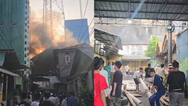 Lurah Kebon Jeruk Konfirmasi Tak Ada Korban dalam Kebakaran Gudang Properti Stasiun TV