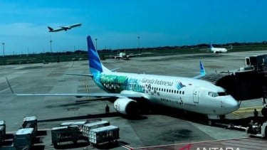 Erupsi Anak Krakatau Ganggu Penerbangan, Dua Garuda dari Arab Saudi Dialihkan ke Kertajati