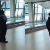 Viral, Petugas Kebersihan Bandara Soetta Diduga Kesurupan: Menangis Histeris hingga Cosplay Jadi Pocong