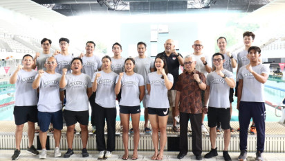 ‎Anindya Bakrie Sambangi dan Beri Motivasi Tim Renang Indonesia Jelang Tampil di Asian Games 2026