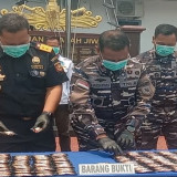 Ratusan Cartridge Vape Diduga Mengandung Narkotika Diamankan TNI AL dan Satgas Cakra 26-K di Perairan Karimun