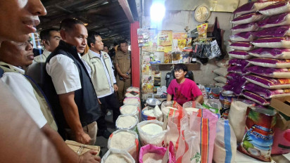 Satgas Pangan Polda Jatim Temukan Beras Premium Dijual di Atas HET di Surabaya