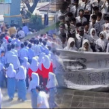 Detik-detik Aksi Protes Ratusan Siswa SMAN 1 Pamanukan Subang Terkait Dugaan Pelecehan Seksual Berujung Ricuh 