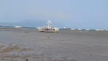 Viral Air Laut Mendadak Surut Dekat Gunung Anak Krakatau, Jangan Langsung Dianggap Tanda Tsunami