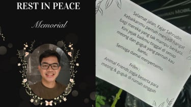 Organisasi Sahabat Satwa Jogja Kenang Fajar Sahrudin, Sosok Dermawan yang Rajin Berdonasi dan Sayang Binatang