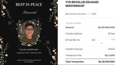4 Organisasi yang Menerima Donasi Fajar Sahrudin Sebelum Meninggal, Komunitas Kesehatan Mental hingga Peduli Hewan