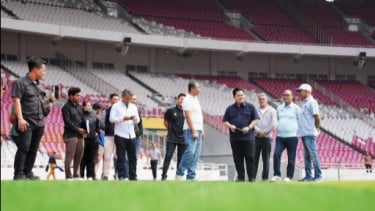 Stadion GBK Tak Terdampak Erupsi Gunung Anak Krakatau, Erick Thohir Pantau Kondisi Lapangan Jelang FIFA ASEAN Cup 2026