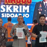 Polresta Sidoarjo Bongkar Jaringan Uang Palsu Lintas Provinsi, Rp298,5 Juta Disita