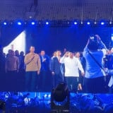 Prabowo-Gibran Hadiri HUT ke-25 Partai Demokrat, Disambut SBY dan AHY