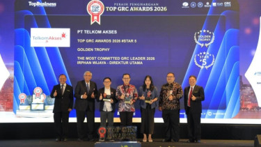 Raih Golden Trophy dan The Most Committed GRC Leader 2026, Telkom Akses Perkuat Tata Kelola, Manajemen Risiko, Kepatuhan, dan ESG