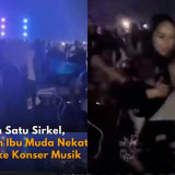 Miris, Sekelompok Ibu Muda Gendong Anak saat Nonton Konser Musik, Warganet Soroti Kondisi Pendengaran Bayinya