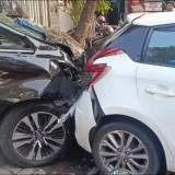 Sopir Alphard Mengantuk Picu Tabrakan Beruntun, 4 Luka Parah