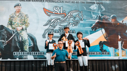 Narantraya Jeihan Widjaya Curi Perhatian di Piala Panglima TNI 2026, Tembus Jump-Off dan Raih Runner-up Kelas 105cm U21