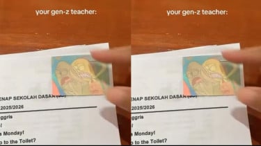 Viral, Guru SD Indonesia Koreksi Nilai Pakai SpongeBob, Aksinya Viral hingga 9GAG
