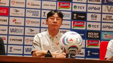 Shin Tae-yong Tak Terganggu Pindahnya Venue Laga Persija Vs Java United