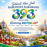 10 Ucapan Selamat Hari Jadi Kabupaten Karawang ke-393 Tahun 2026, Cocok untuk Caption Media Sosial