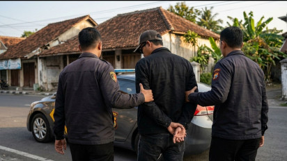 Sempat Viral Ludahi Ibu dan Balita, ABS alias Gareng Debt Collector di Madiun yang Buron Setahun Akhirnya Dibekuk Polisi