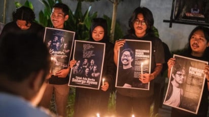 Jurnalis Sultra Doa Bersama untuk Pewarta Foto yang Hilang di Selat Sunda