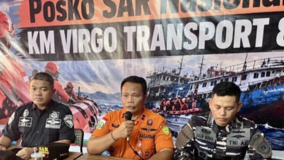 Update! 103 Penumpang Kapal Virgo Transport 8 yang Hilang Kontak di Laut Jawa Berhasil Dievakuasi
