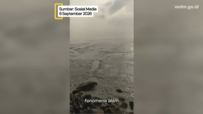 Geger Video Air Laut Surut Dikaitkan Erupsi Anak Krakatau, Badan Geologi Buka Suara