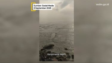 Viral Air Laut Surut karena Erupsi Anak Krakatau hingga Sebabkan Tsunami, Badan Geologi Beri Penjelasan