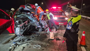 Sopir Hiace Jadi Tersangka Kecelakaan Maut di Tol Jombang-Mojokerto, 4 Penumpang Tewas