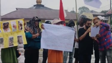 Mahasiswa Kepung Polres Dairi, Tuntut Pelaku Kekerasan 29 Agustus Ditangkap 1x24 Jam