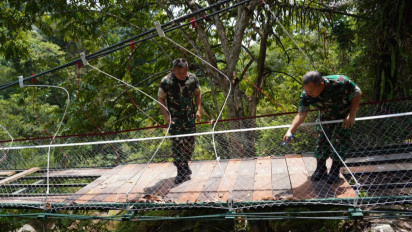 Jembatan Pongpet Segera Dibangun Kembali, Kasad: Kita Cari Opsi Terbaik