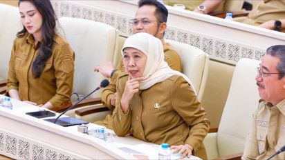 Raker-RDP di Komisi II DPR RI, Gubernur Khofifah bersama Mendagri dan Gubernur Se Indonesia Bahas Sinkronisasi LP2B dan Industrialisasi Jatim