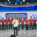 Lepas Tim Renang Menuju Asian Games 2026, Ketua Umum PB Akuatik Indonesia Berharap Bisa Akhiri Paceklik Medali