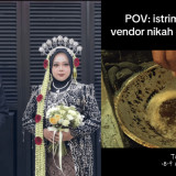 Pernikahan Anti-Mainstream, Pasangan Asal Salatiga Ini Datangkan Pedagang Jajanan SD sebagai Vendor