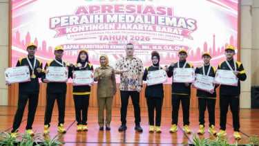 Pertama Kali Juara Umum Popprov DKI, Atlet Pelajar Jakarta Barat Kebanjiran Bonus