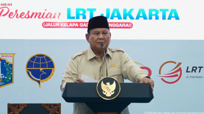 Sah! Prabowo Resmikan LRT Kelapa Gading-Manggarai, Jarak Tempuh Cuma 28 Menit